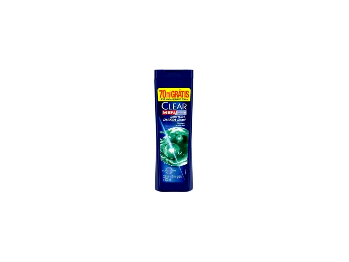 Shampoo Anticaspa Clear Men, Limpeza Diária 2