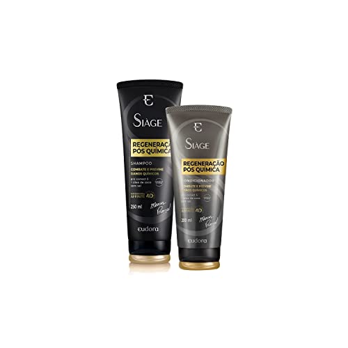 Shampoo Eudora Siàge Regeneração Pós Química