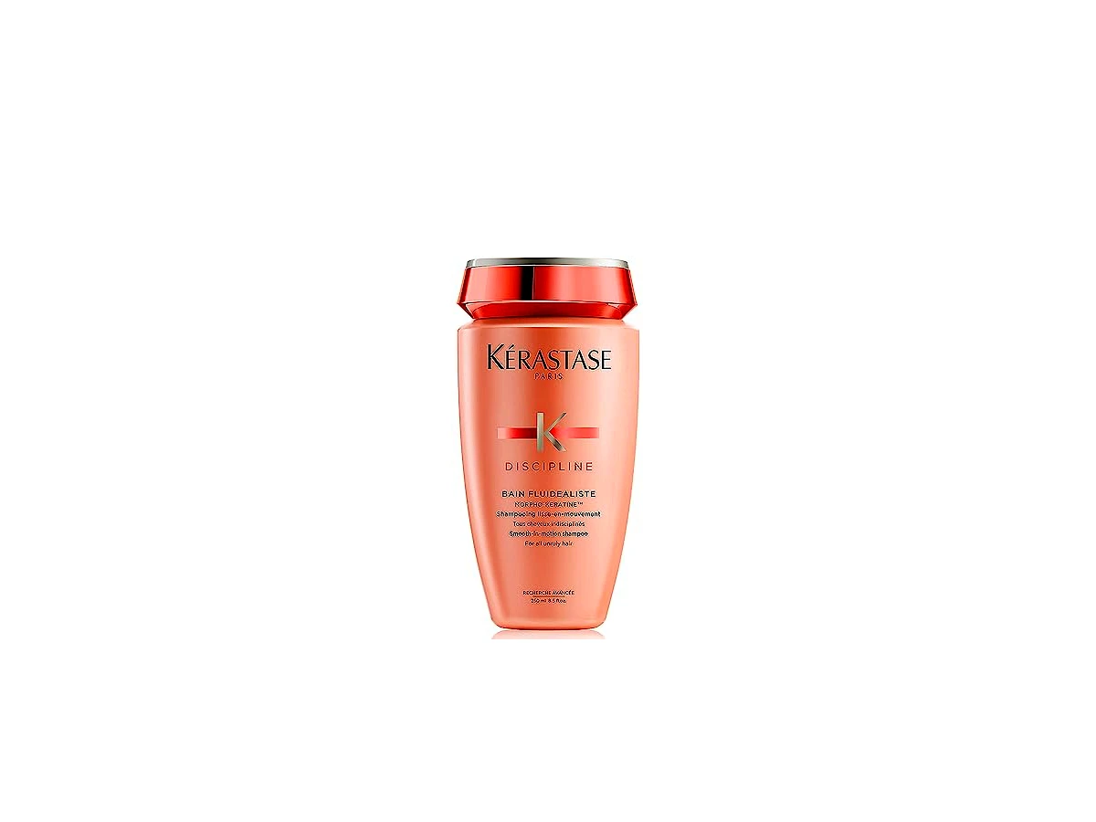 Shampoo Kérastase Discipline Bain Fluidéaliste Gentle Sem Sulfato para Cabelos Quimicamente Tratados