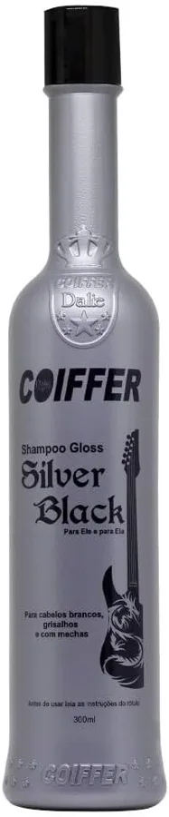 Coiffer Shampoo Tonalizante Silver Black